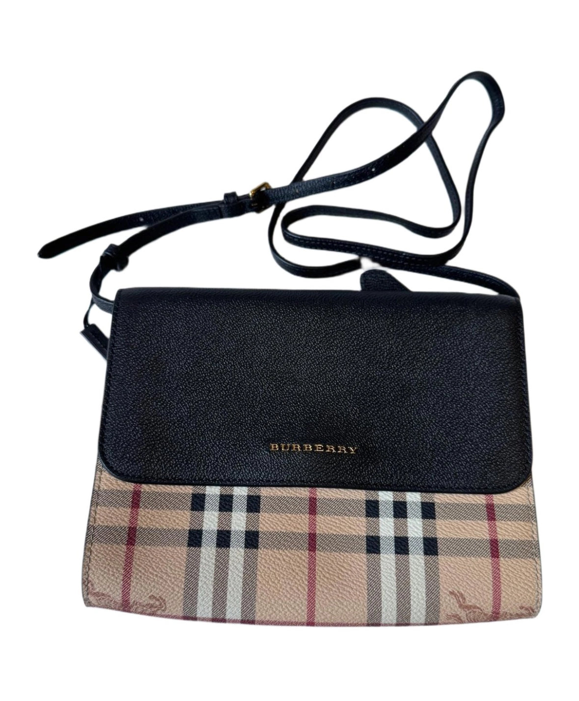 Leather Checkered Bag