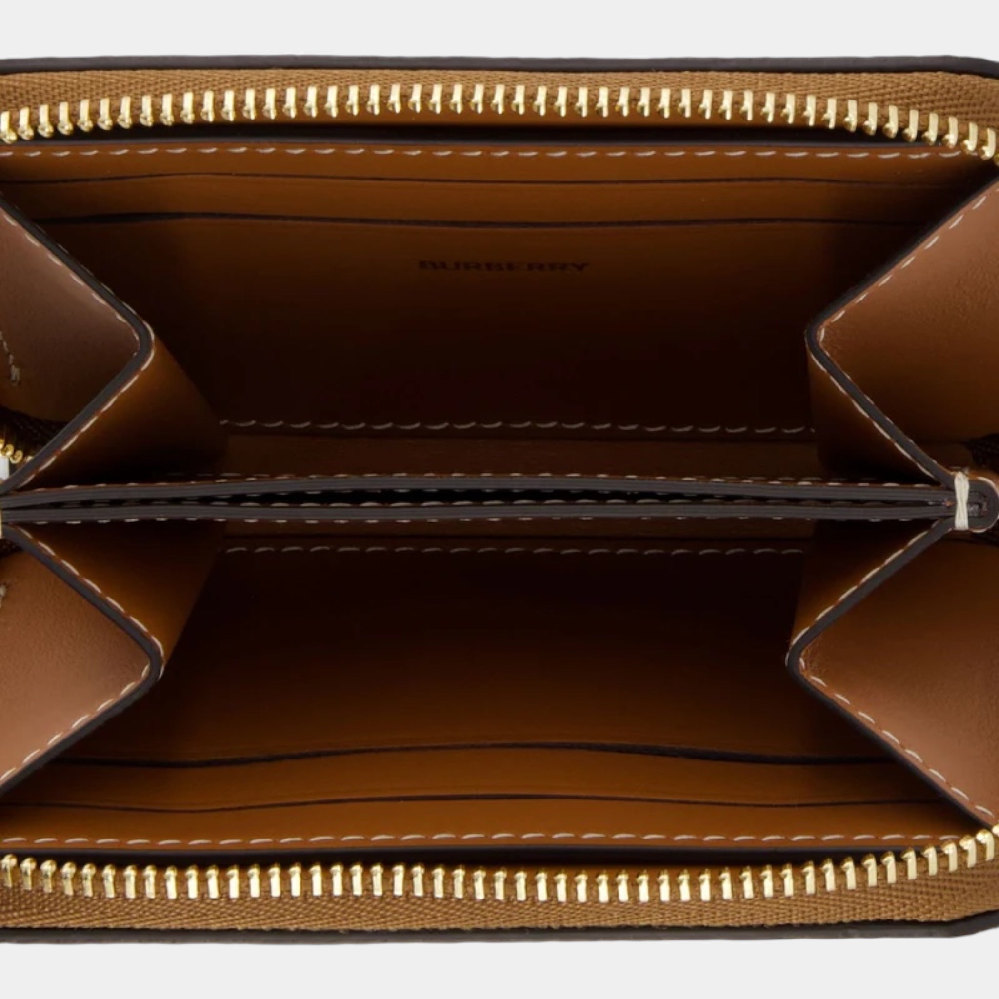 Zip Around Leather Wallet