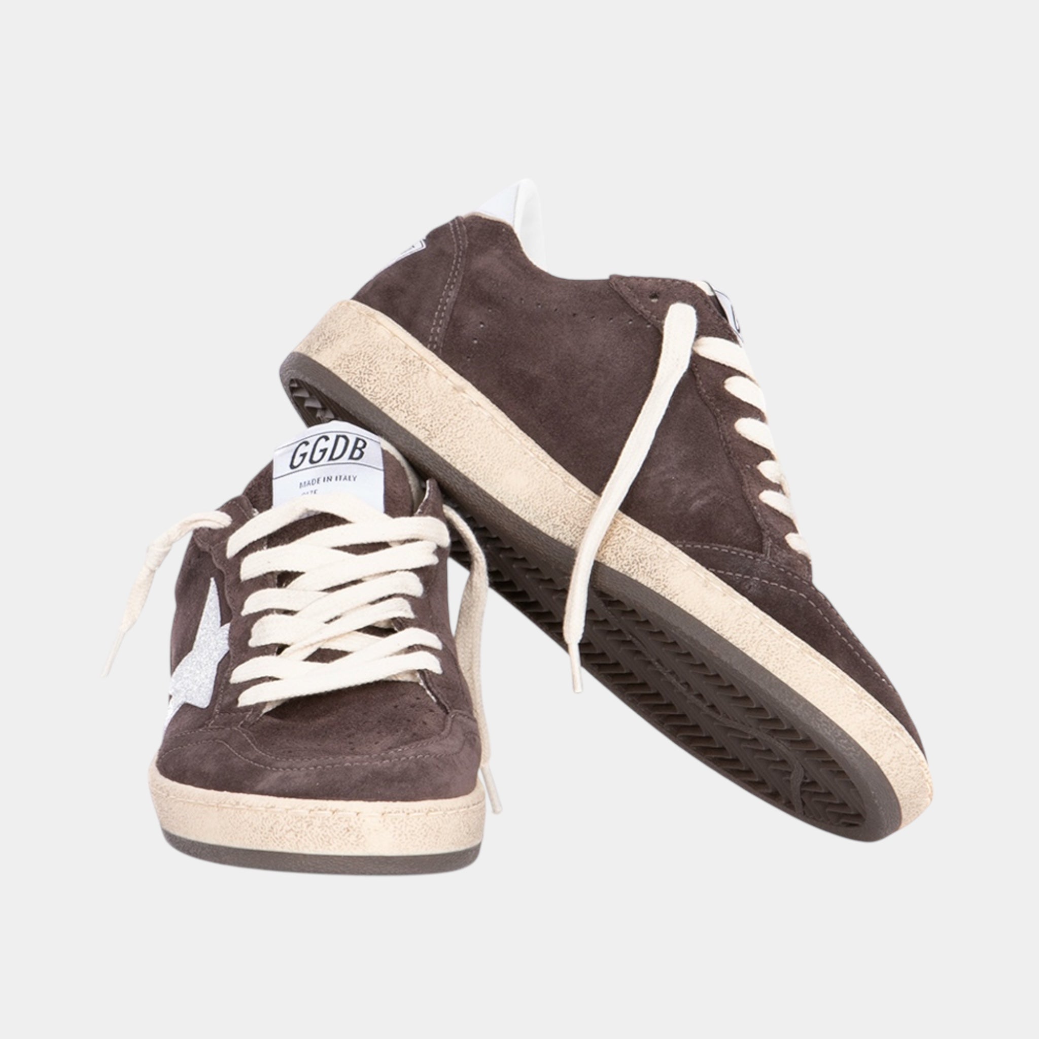 Antracite Suede Ballstar Sneakers