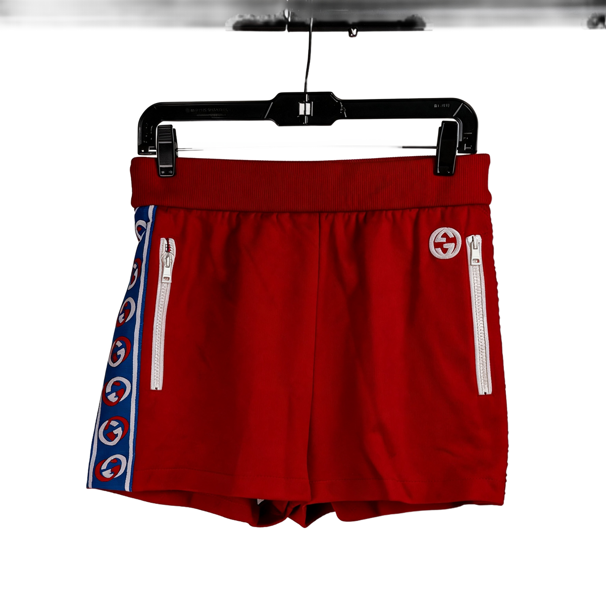Gucci Web Stripe Shorts red 1