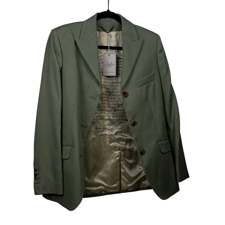 Wool Blazer (Sage Green)