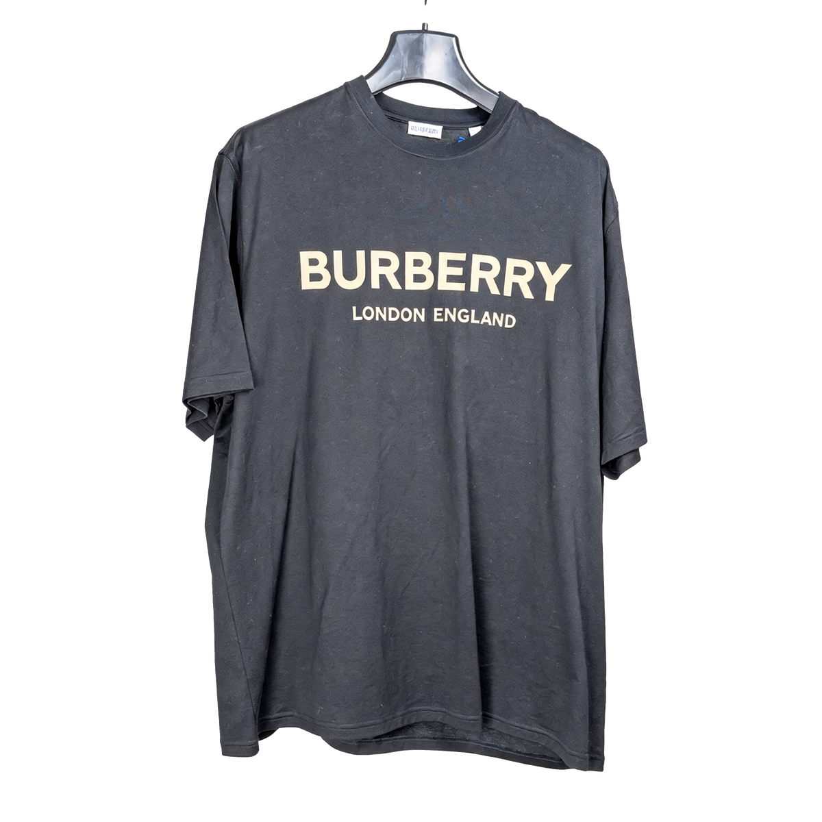 Logo Print Cotton T-Shirt (Charcoal)