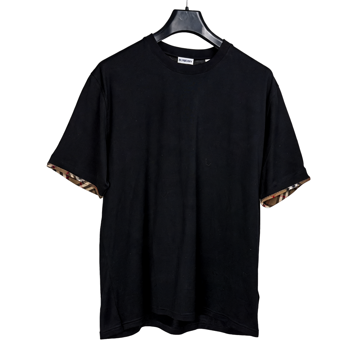 Ellison T-Shirt with Checkered Sleeves