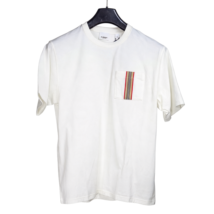 Icon Stripe Pocket T-Shirt (White)