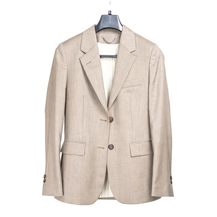 Wool Blazer (Beige)
