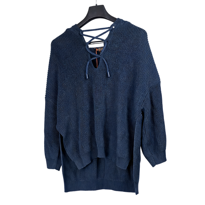 Lace-up Hoodie
