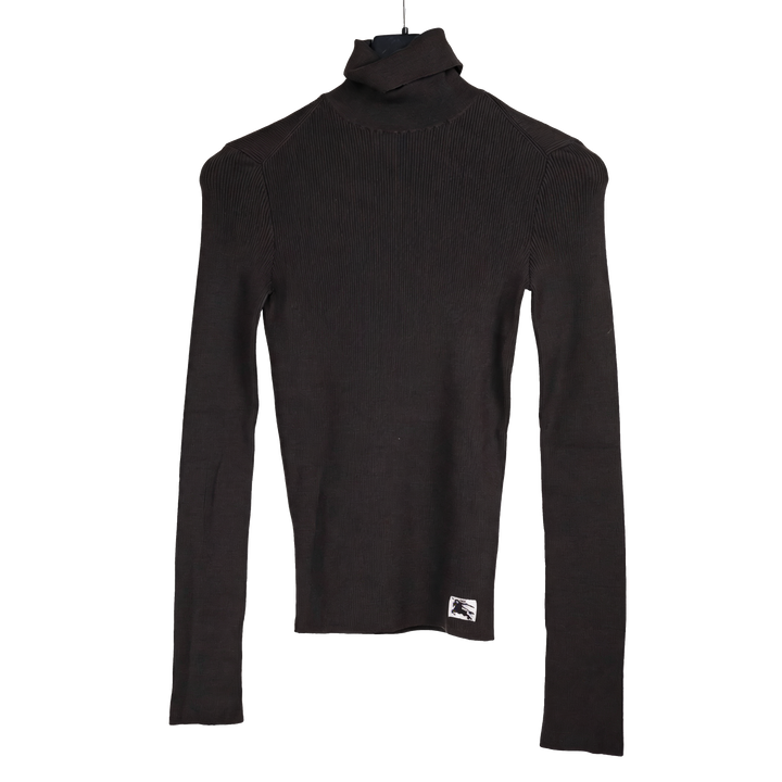 Ribbed Turtleneck Top