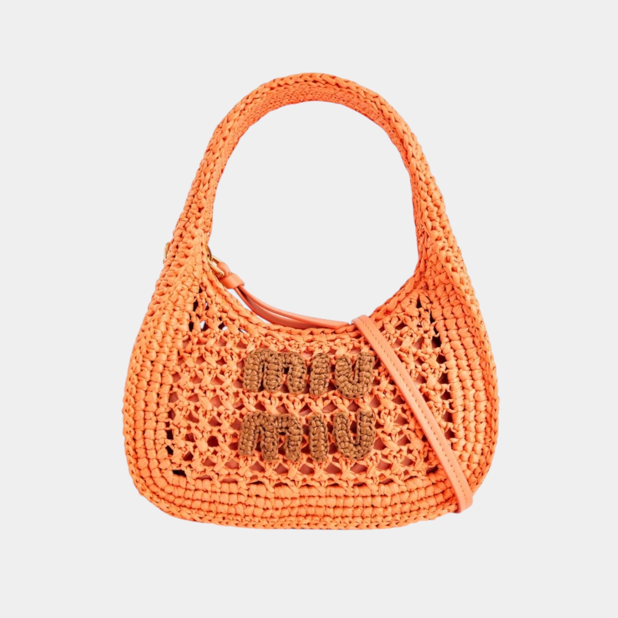 Wander Raffia Hobo Bag