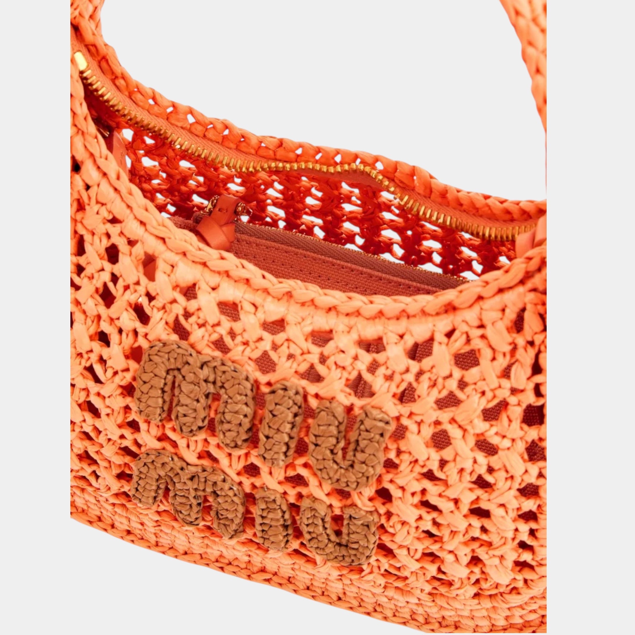Wander Raffia Hobo Bag