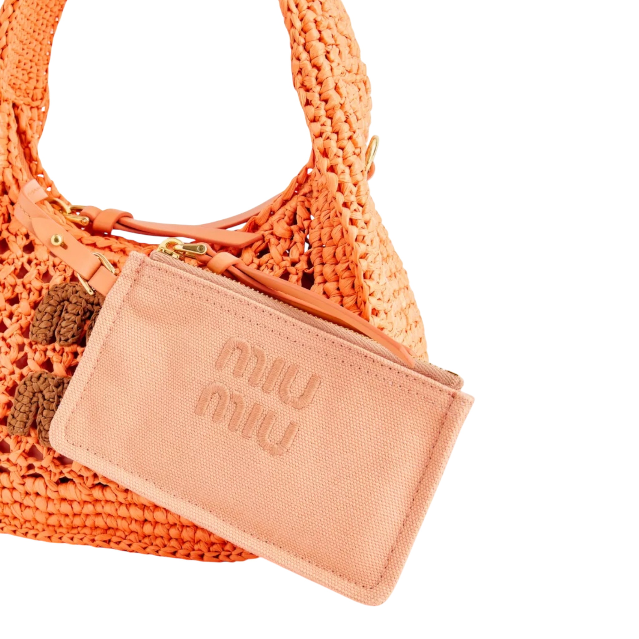 Wander Raffia Hobo Bag
