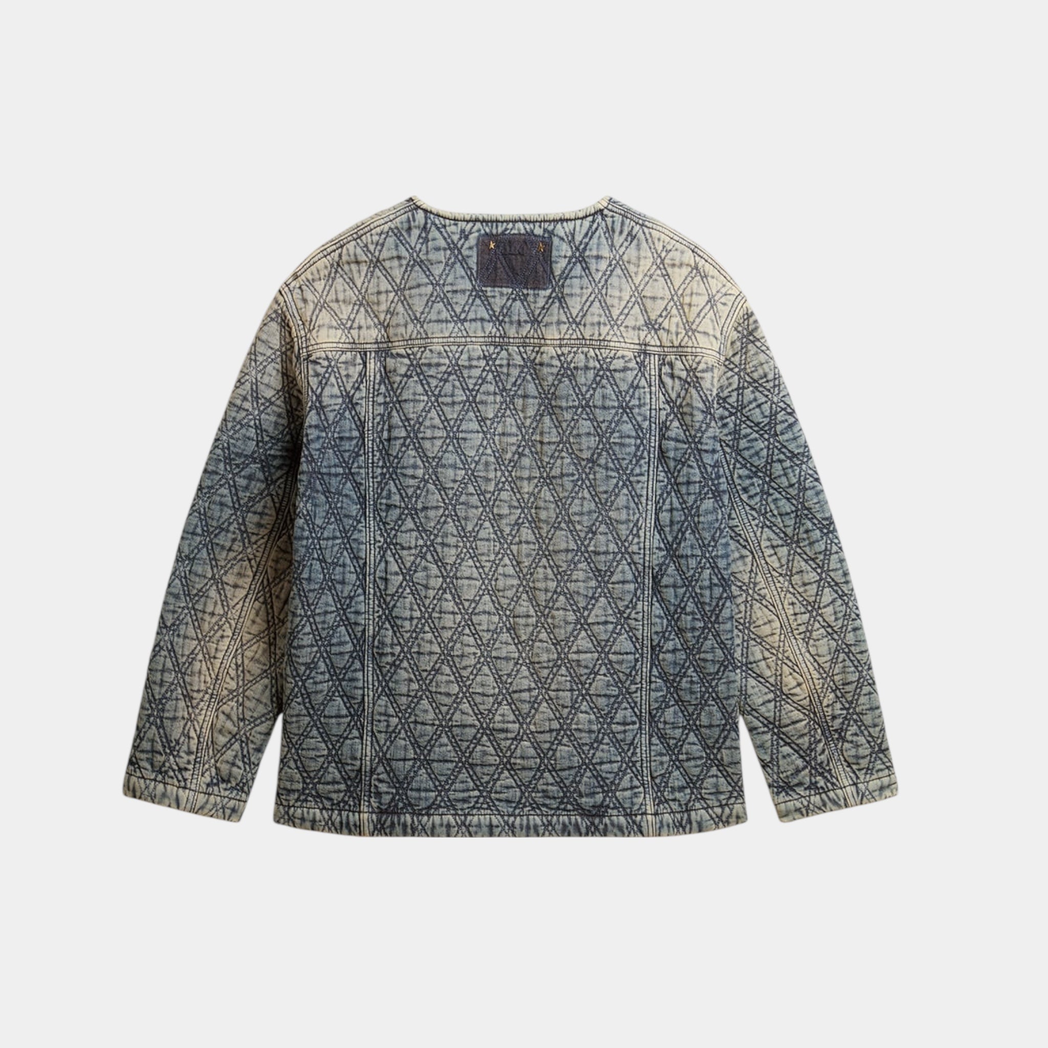 Quilted Denim Jacket