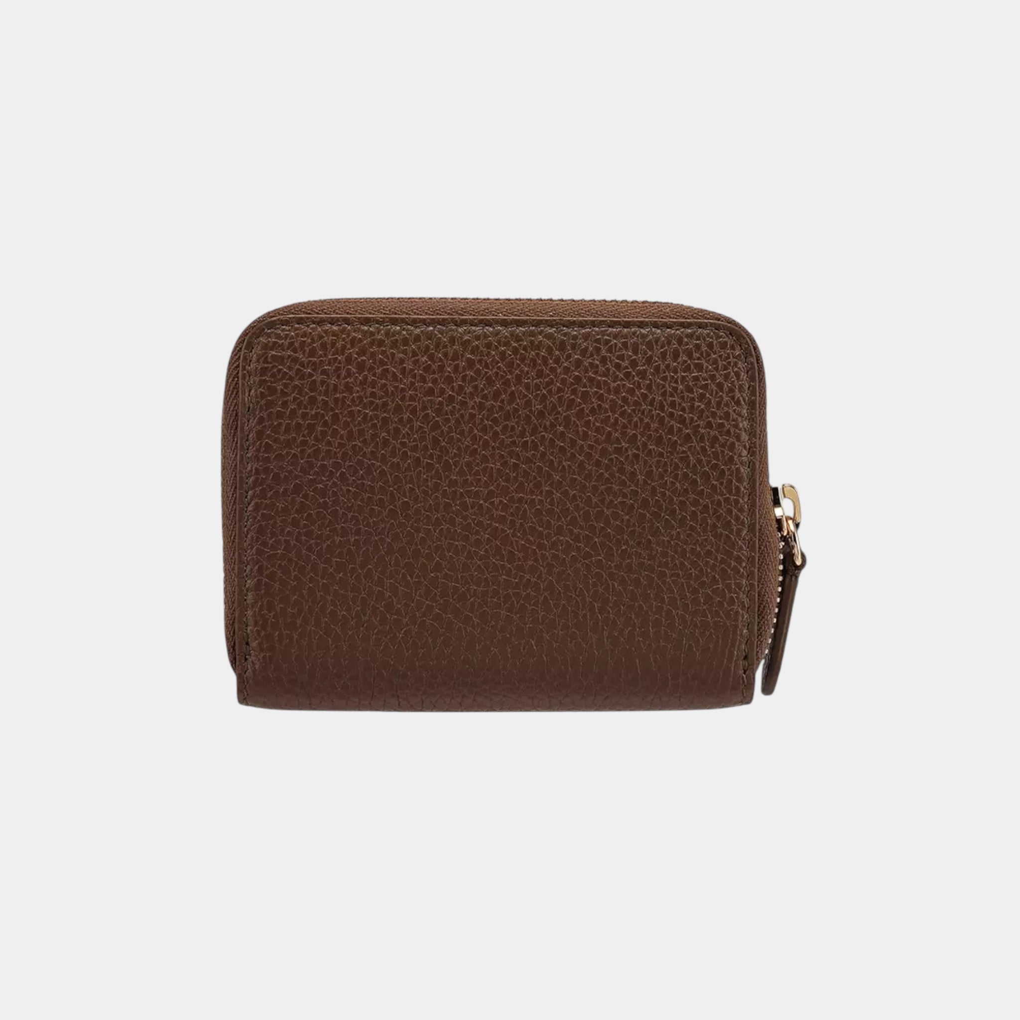 Zip Around Leather Wallet