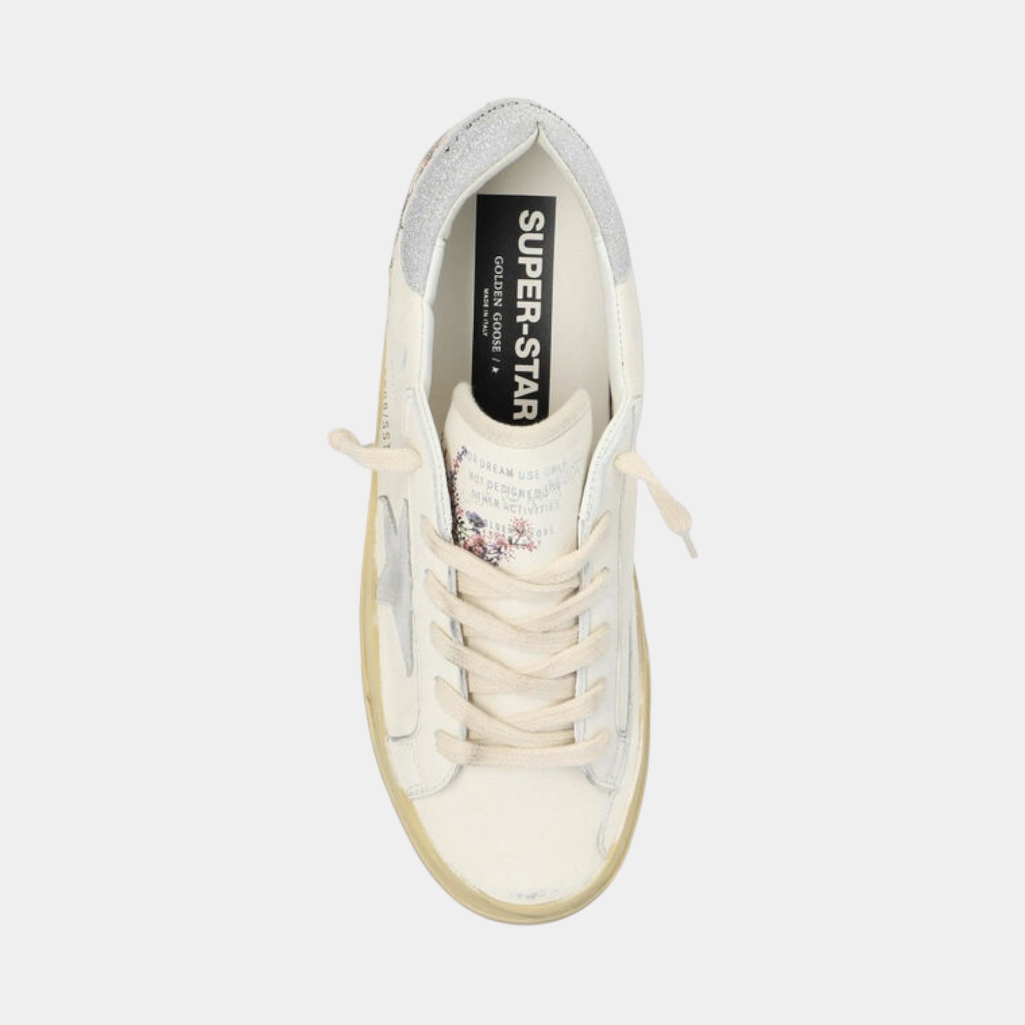 Super Star Floral Embroidery Sneakers