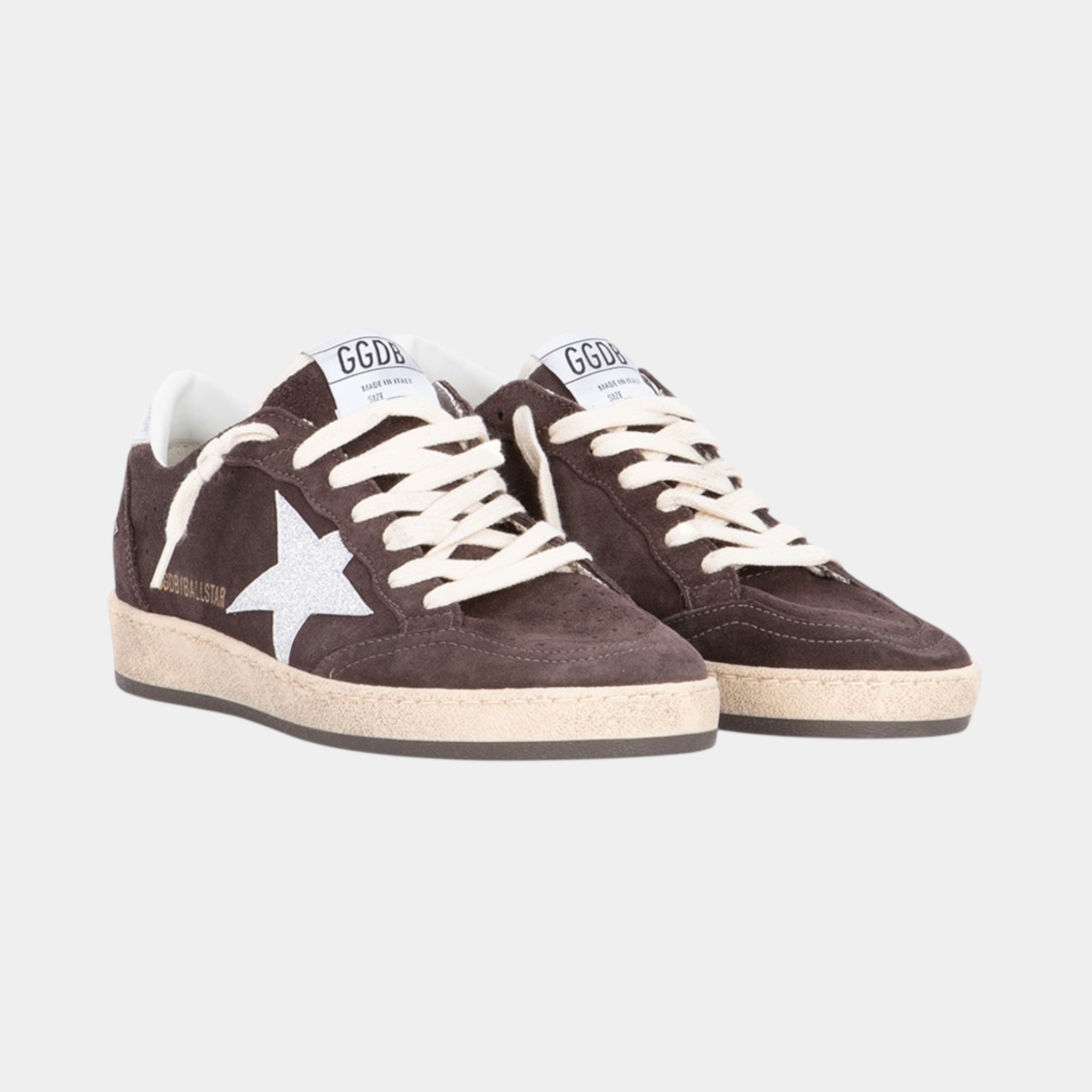Antracite Suede Ballstar Sneakers