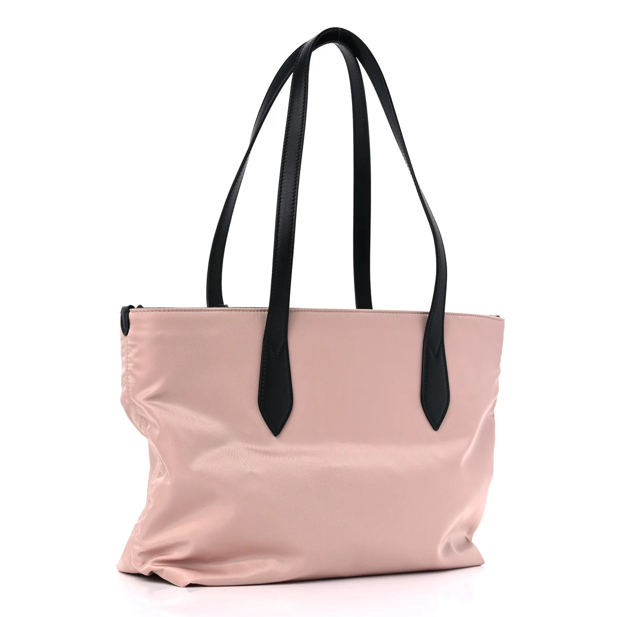 Borsa tote in nylon con stampa logo