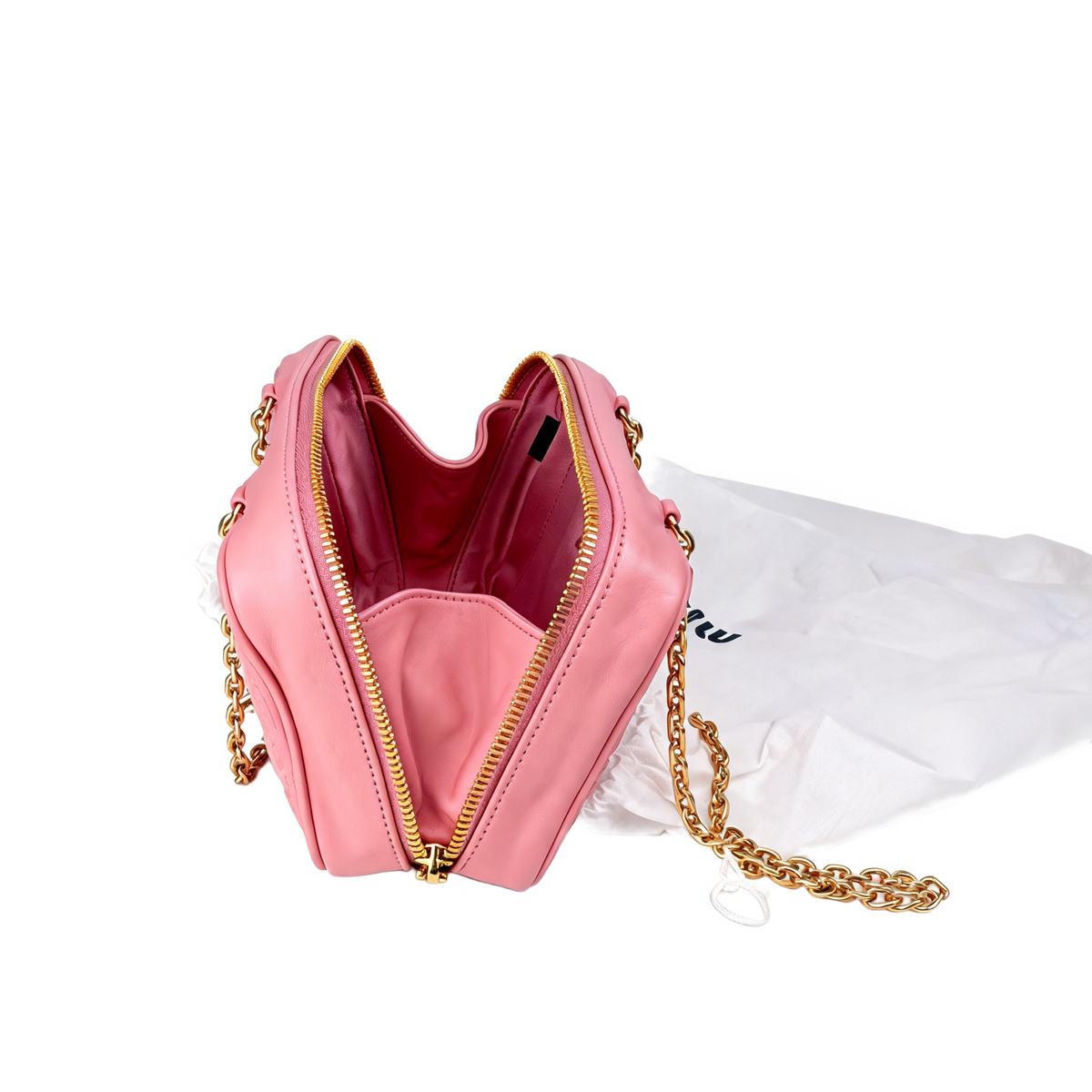 Miu Miu Leather Bag pink 4