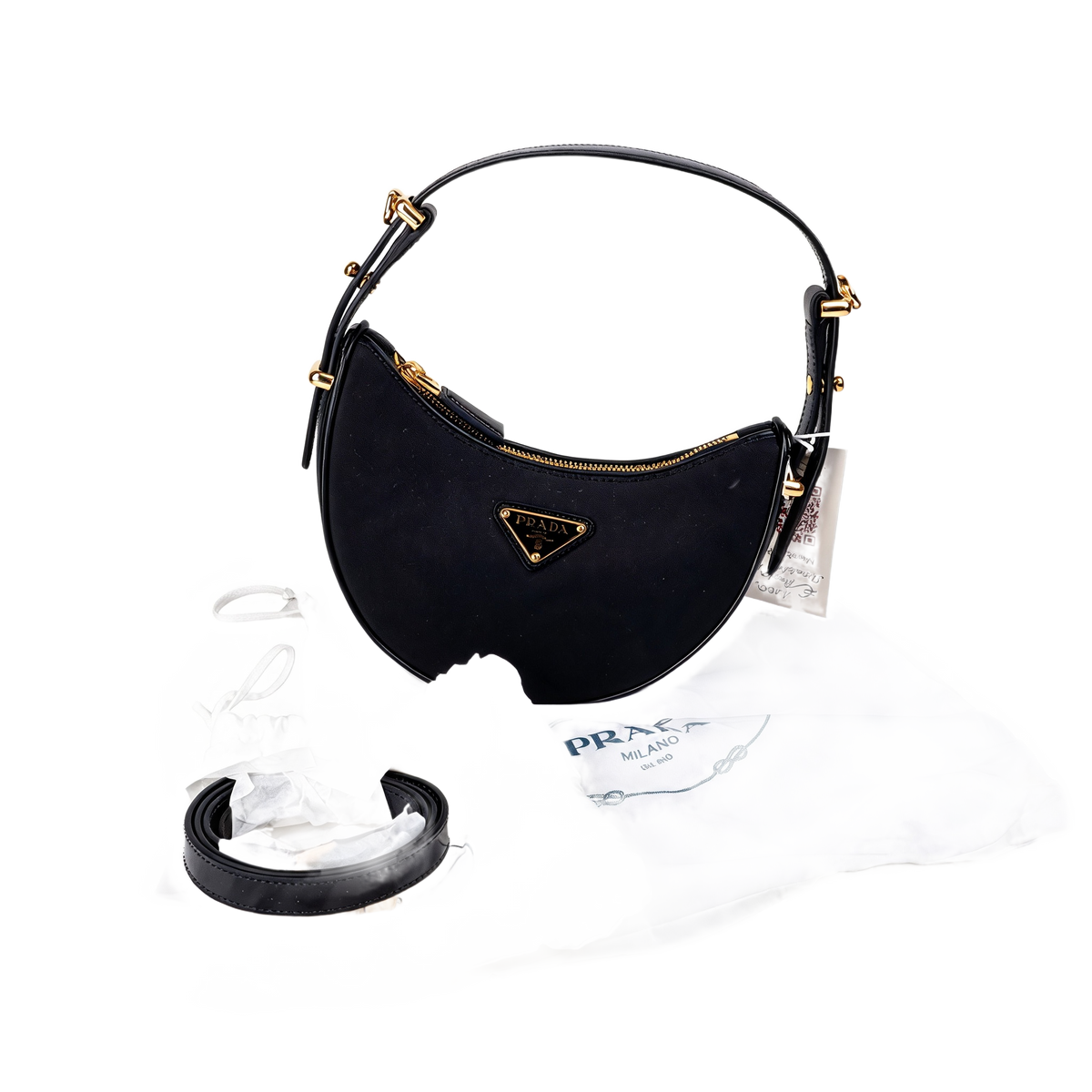 Prada Arque Re-Nylon Shoulder Bag 1