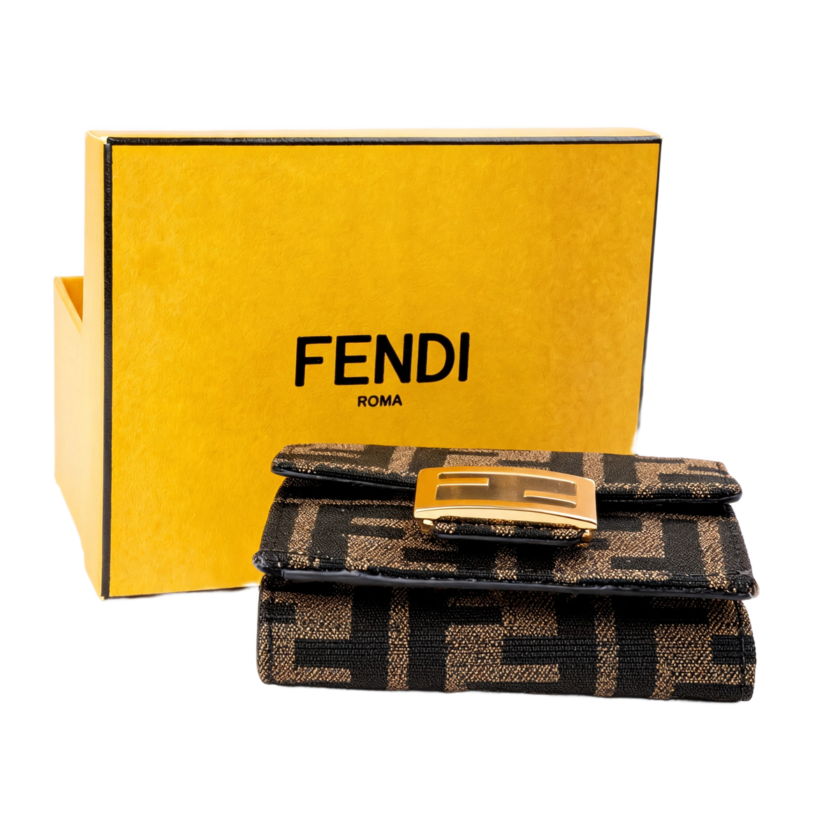 Fendi Zucca Trifold Wallet 1
