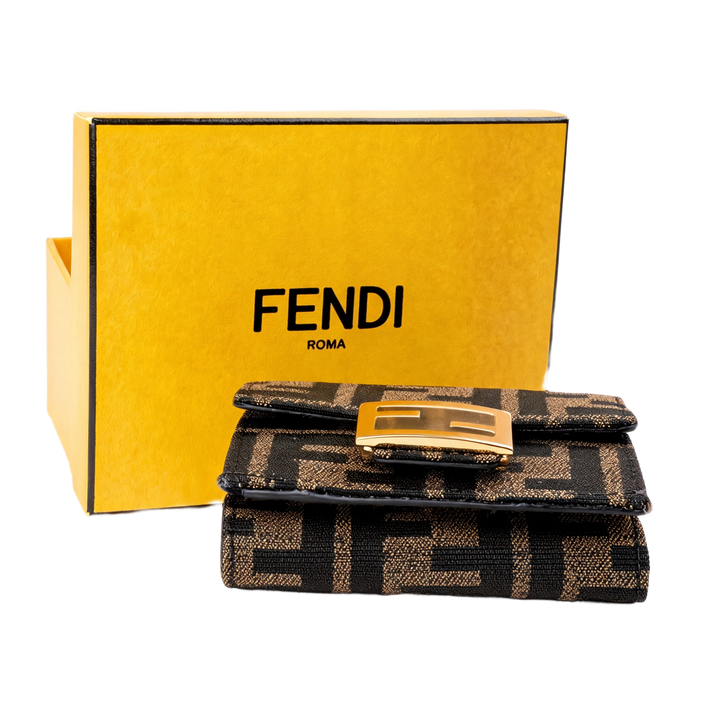 Fendi Zucca Trifold Wallet 1
