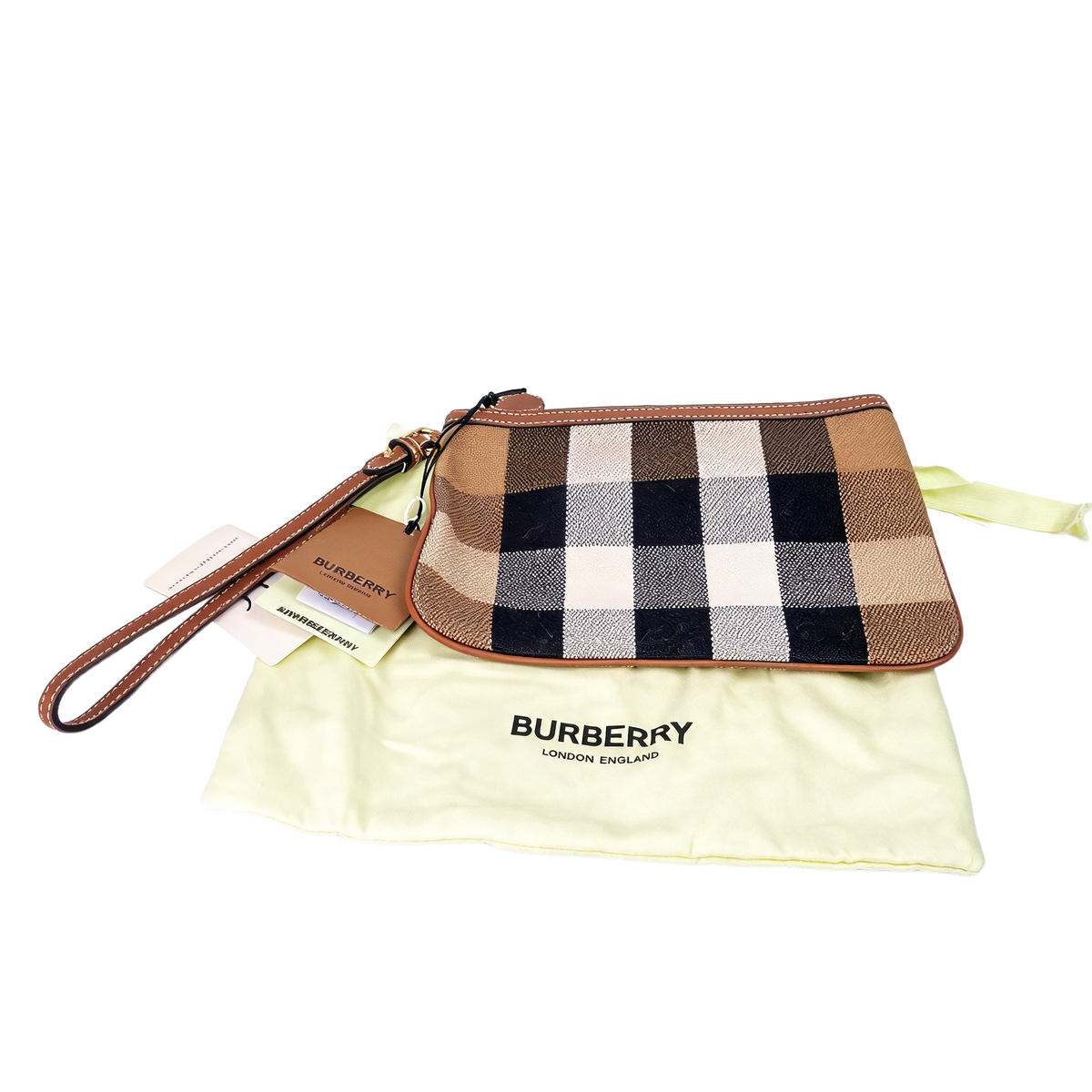 Burberry Peyton Check Wristlet 1