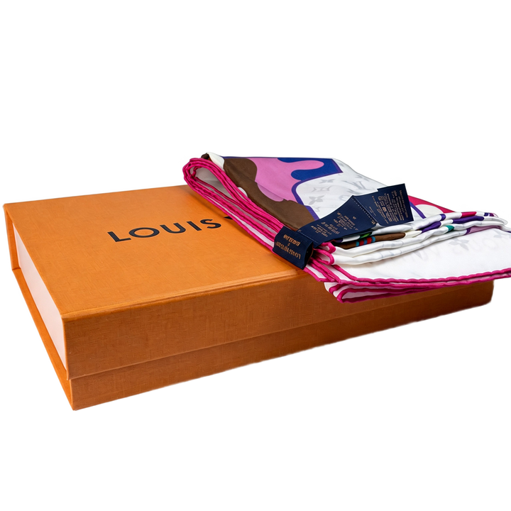 Louis Vuitton x Murakami Silk Scarf 1