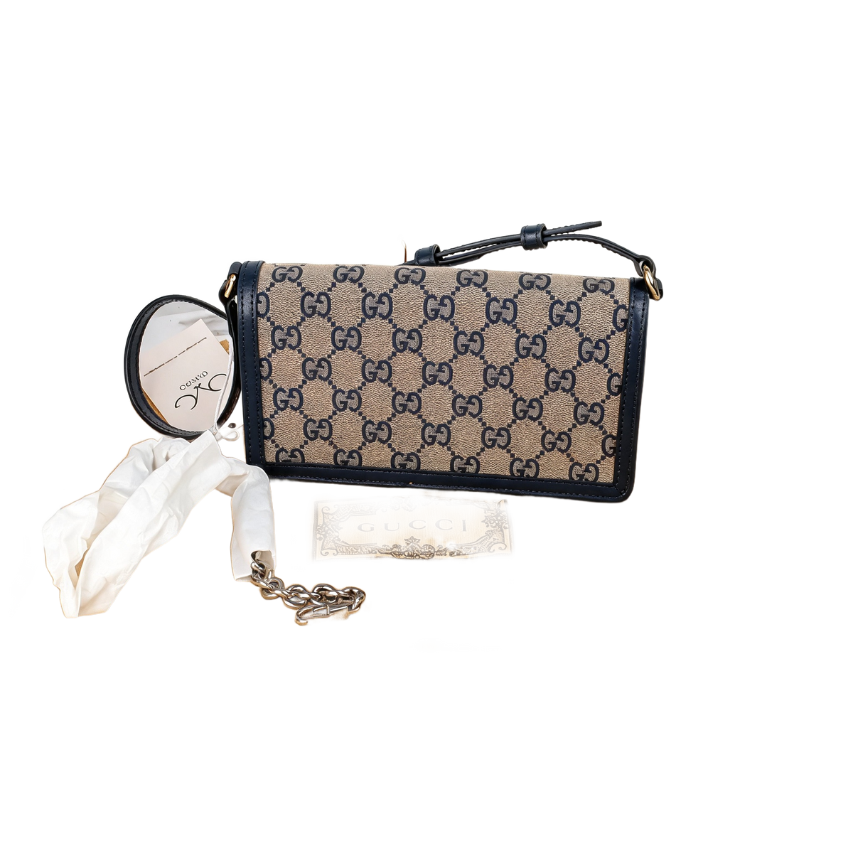 Gucci GG Canvas Turnlock Shoulder Bag 2