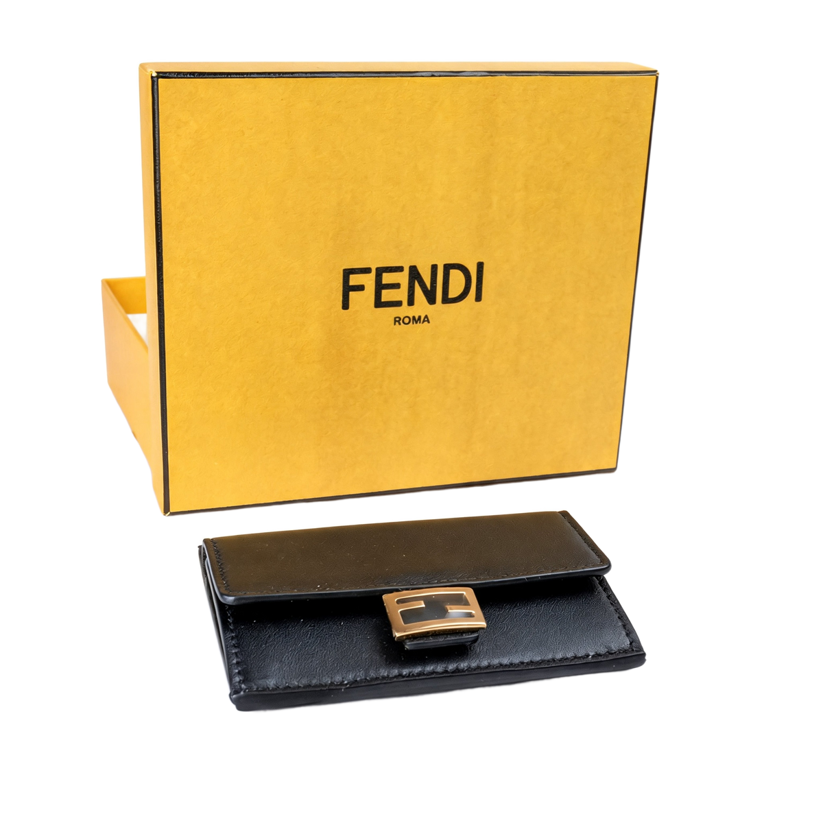 Fendi FF Clasp Flap Card Case 1