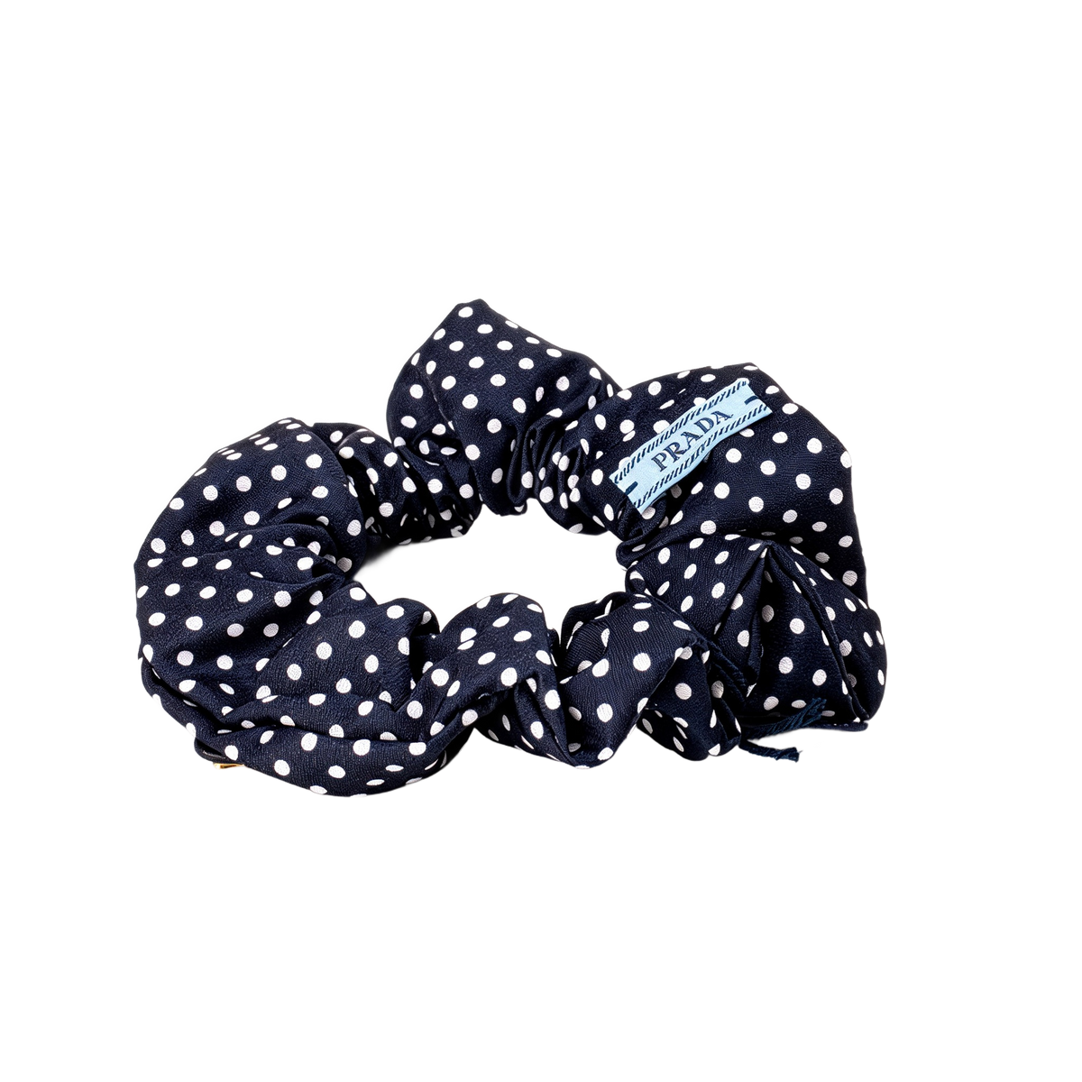 Prada Polka Dot Silk Scrunchie 4