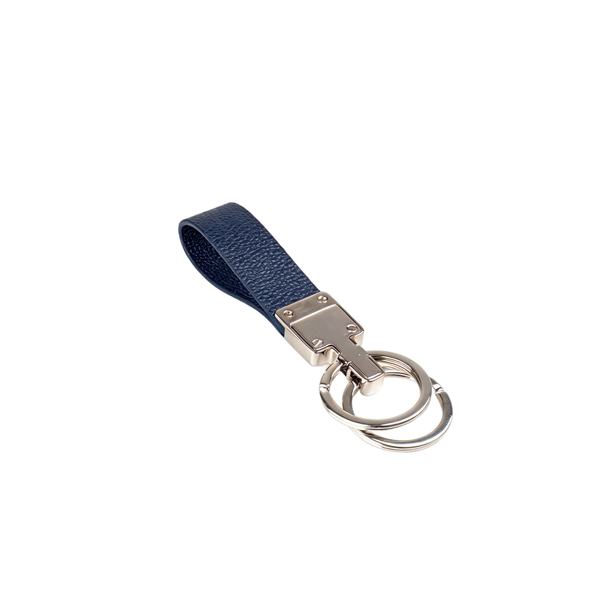 Tods Leather Key Ring navy 3