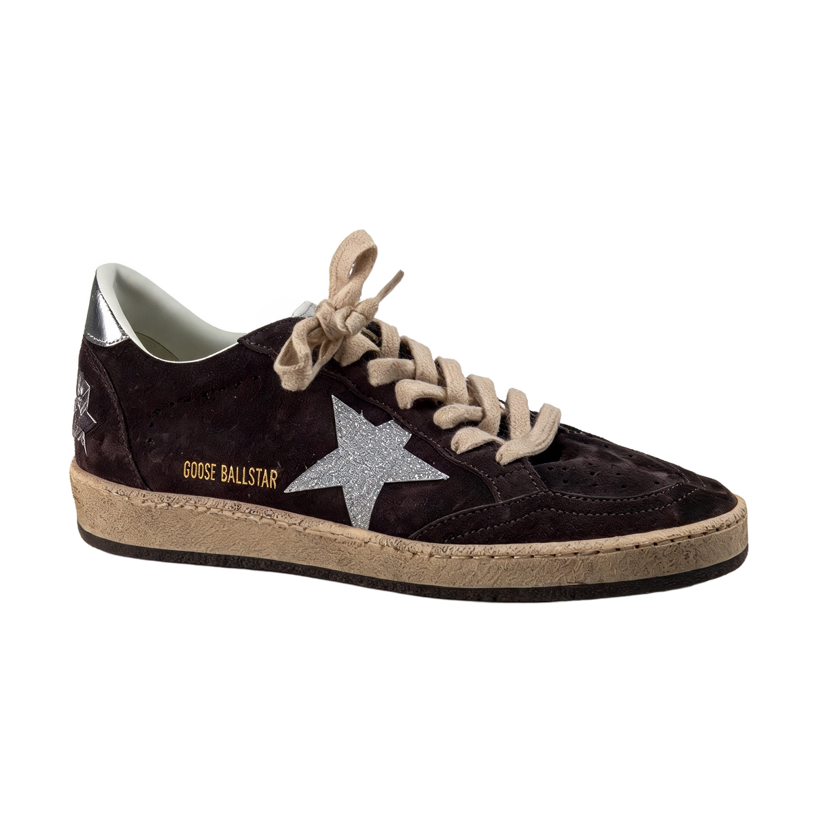 Golden Goose Antracite Suede Ballstar 1