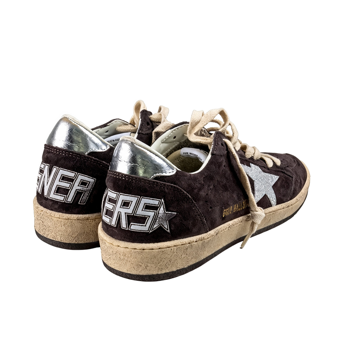 Golden Goose Antracite Suede Ballstar 3