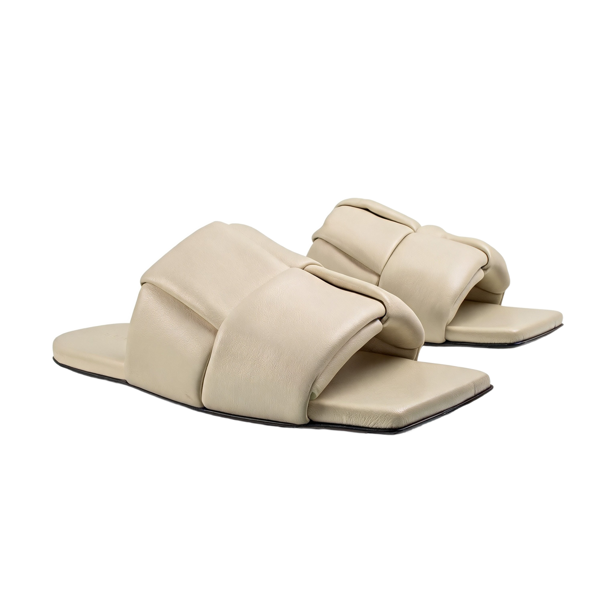 Bottega Veneta Padded Leather Flats 1