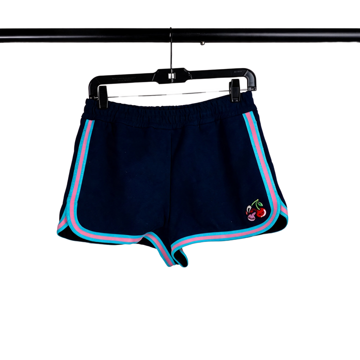 Gucci Cherry Patch Track Shorts navy 1