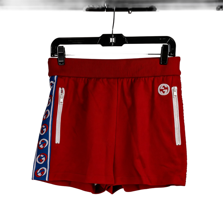 Gucci Web Stripe Shorts red 1