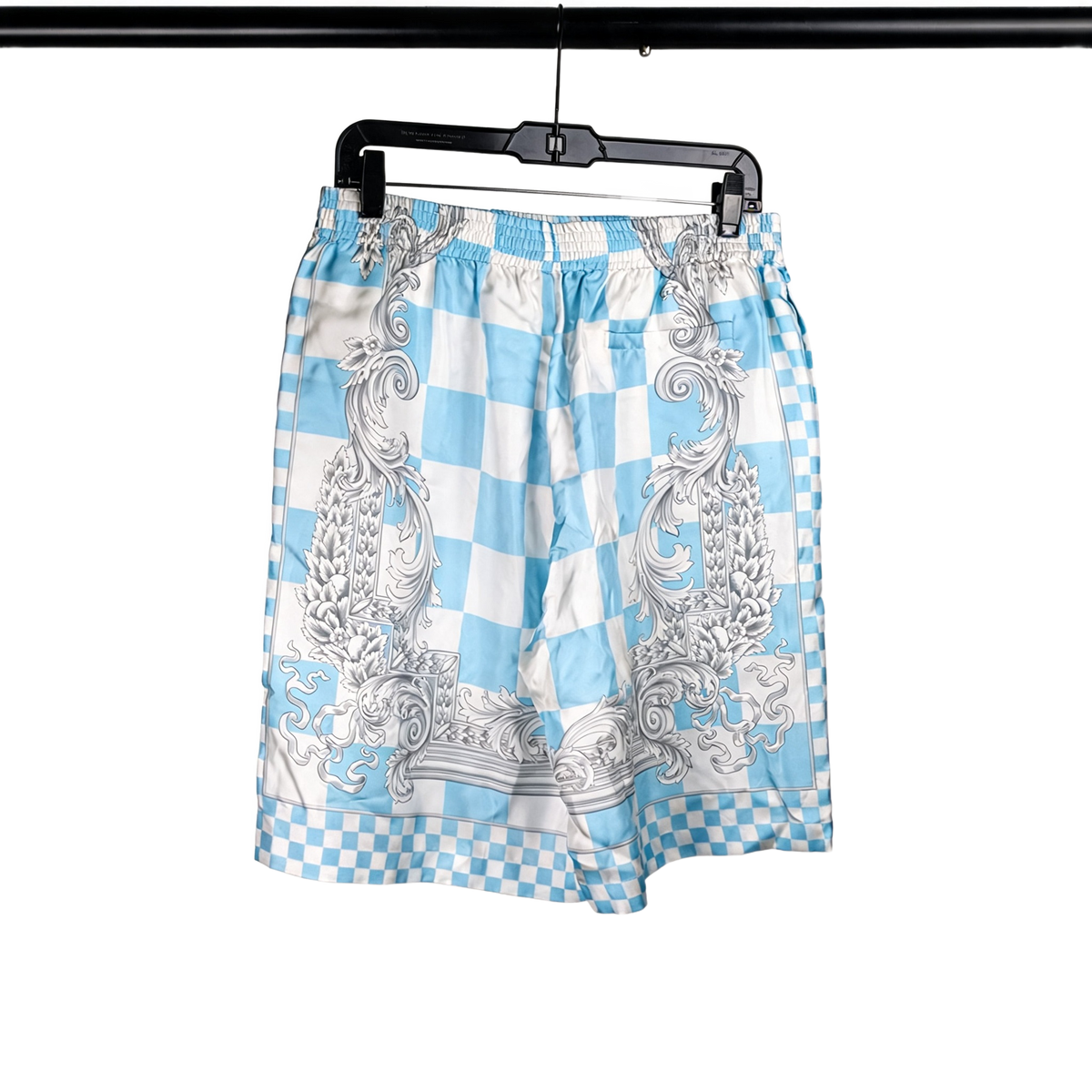 Versace Baroque Checkerboard Shorts 2