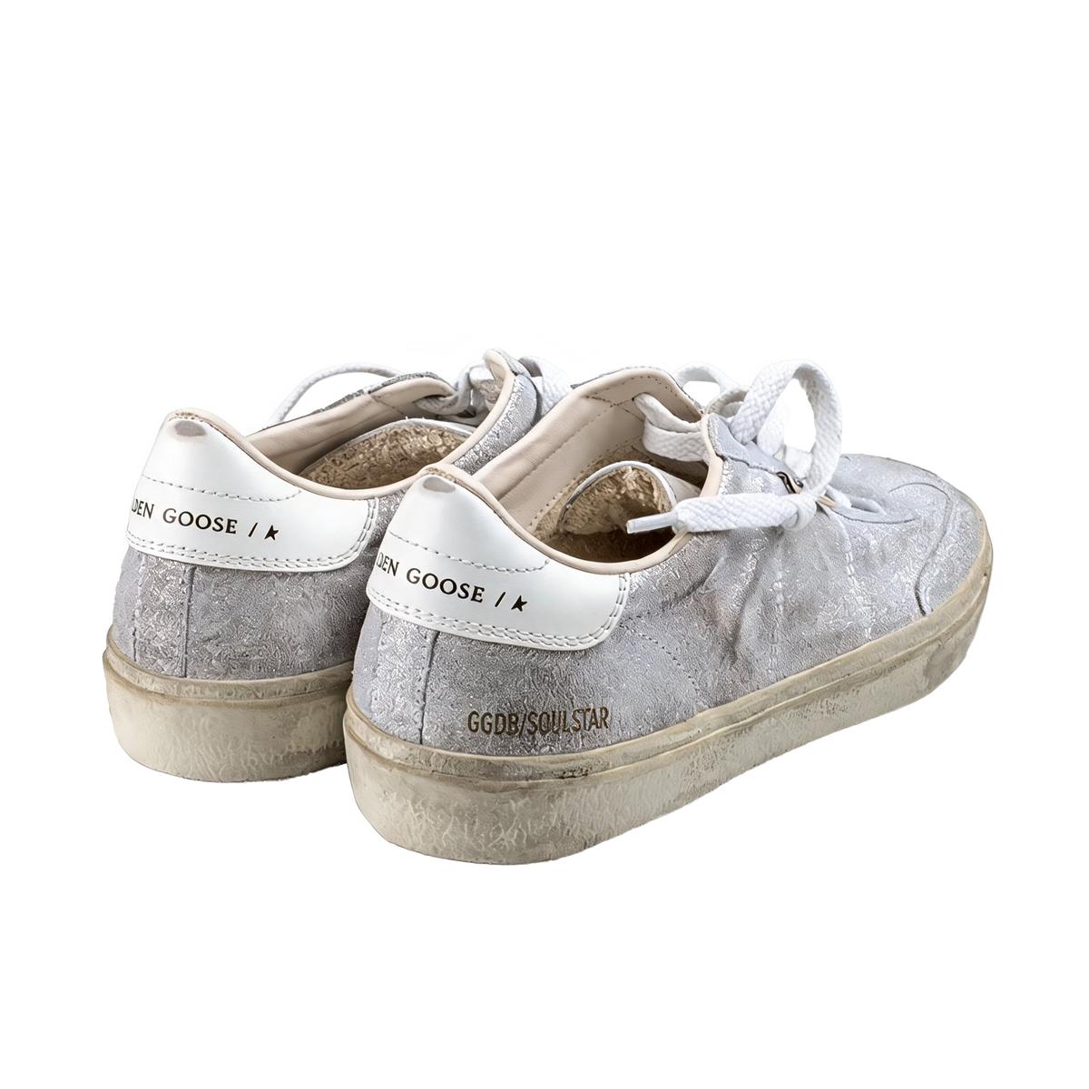Golden Goose Soul Star Sneakers Silver