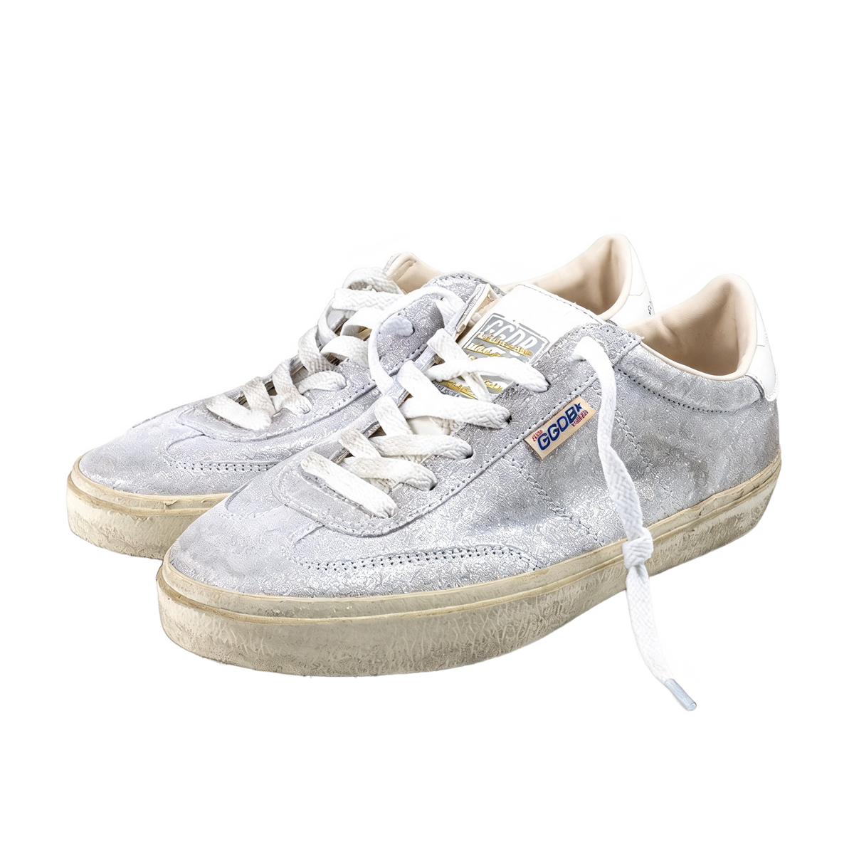 Golden Goose Soul Star Sneakers Silver