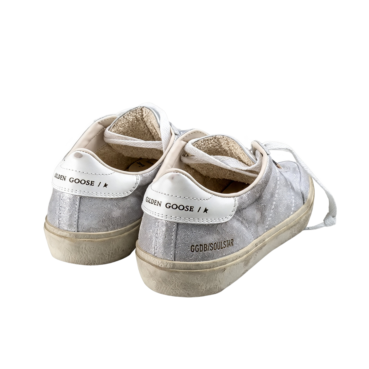 Golden Goose Soul Star Sneakers Silver