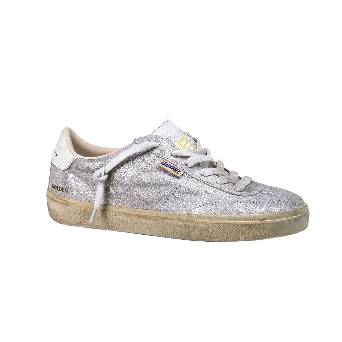 Golden Goose Soul Star Sneakers Silver