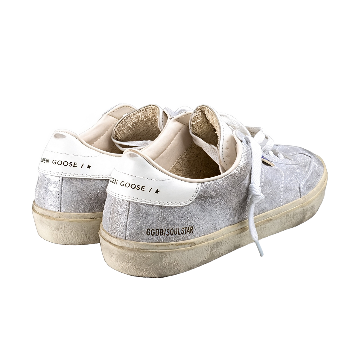 Golden Goose Soul Star Sneakers Silver