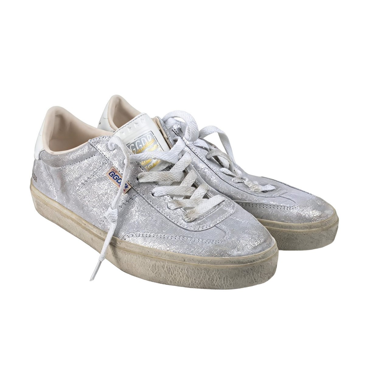 Golden Goose Soul Star Sneakers Silver