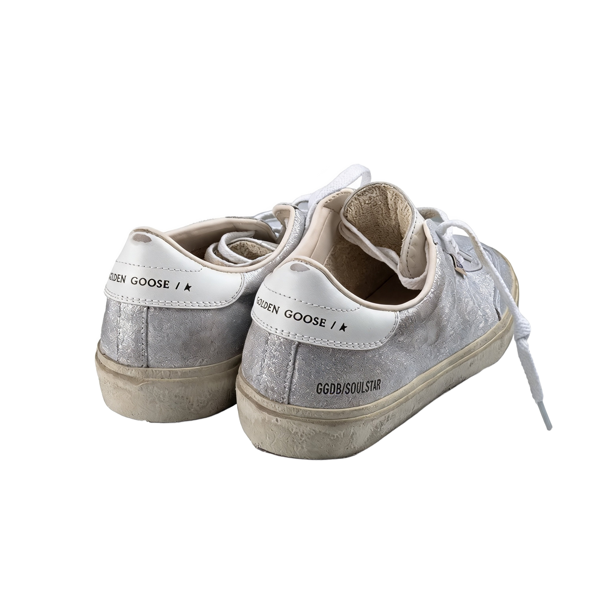 Golden Goose Soul Star Sneakers Silver