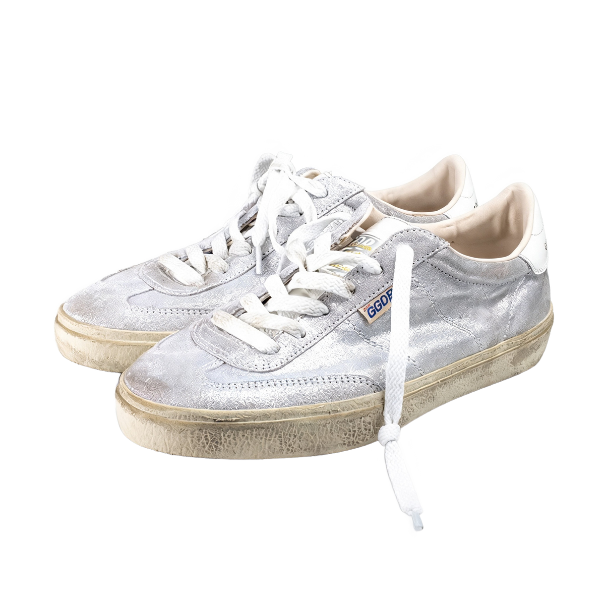 Golden Goose Soul Star Sneakers Silver