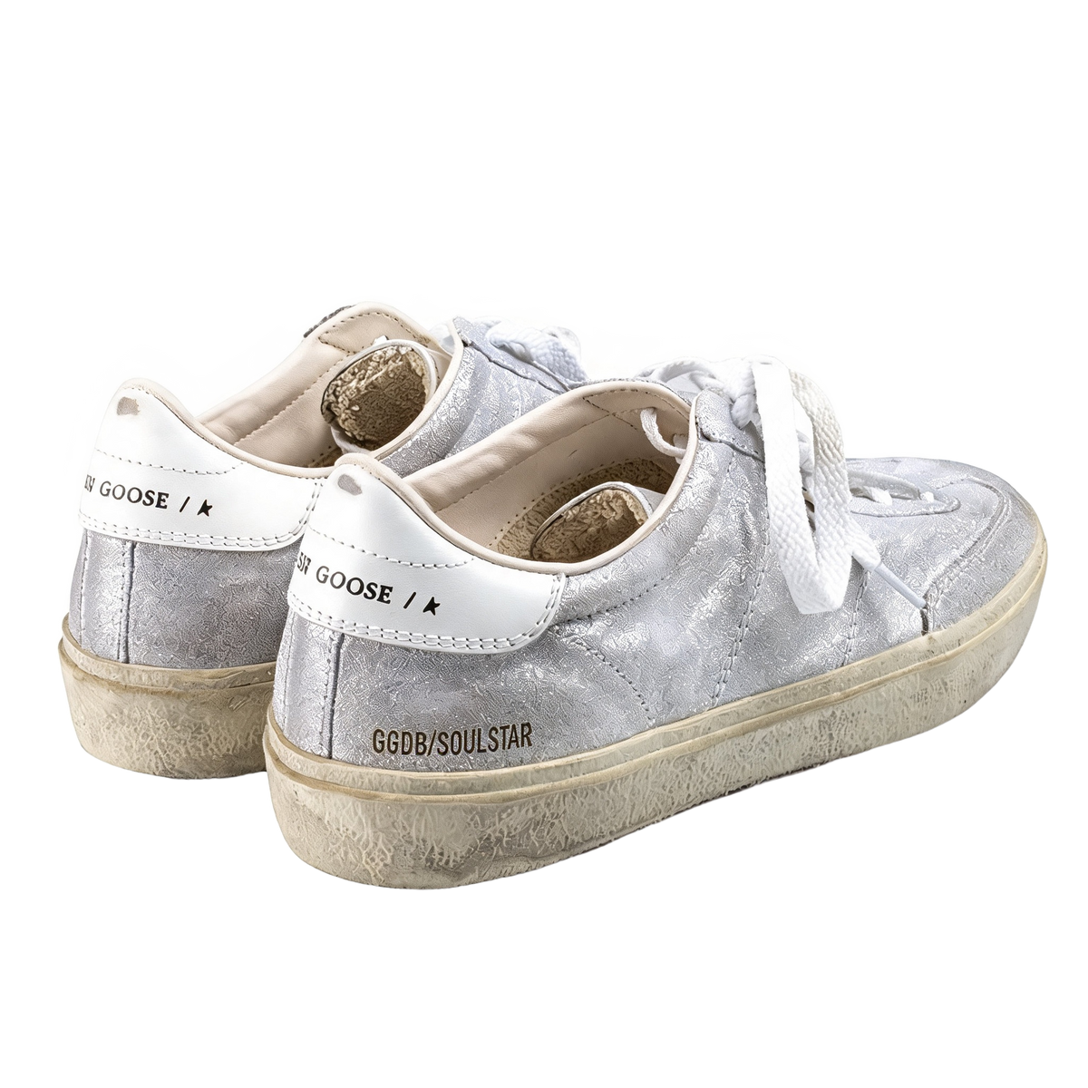 Golden Goose Soul Star Sneakers Silver