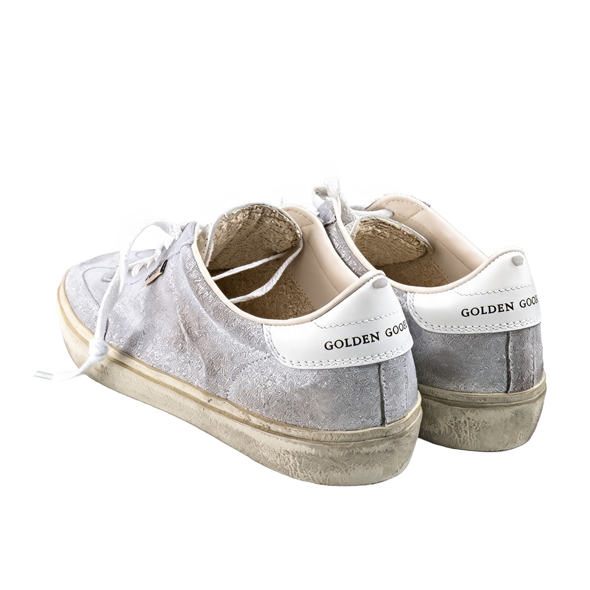 Golden Goose Soul Star Sneakers Silver