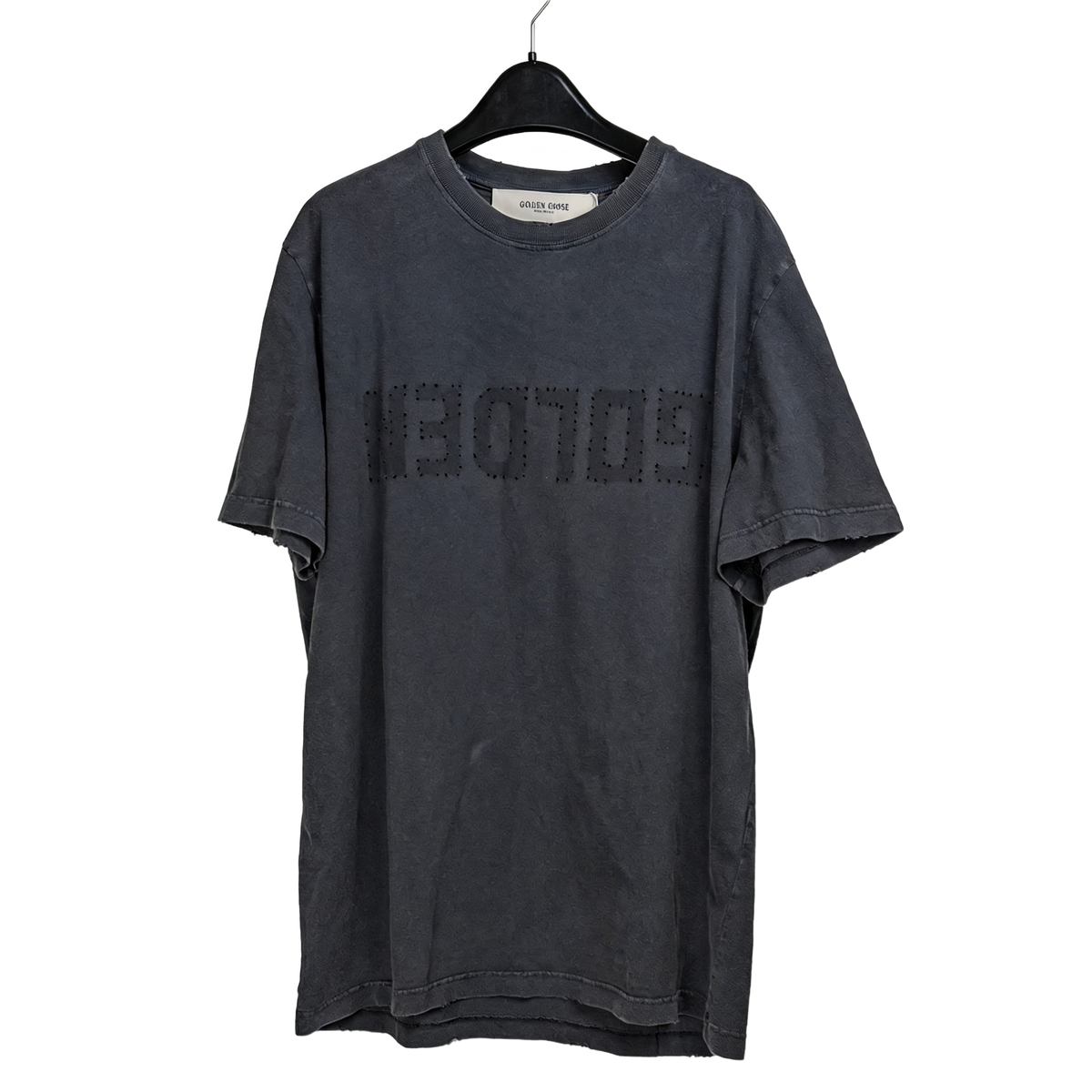 Golden Goose T-Shirt with Logo Anthracite